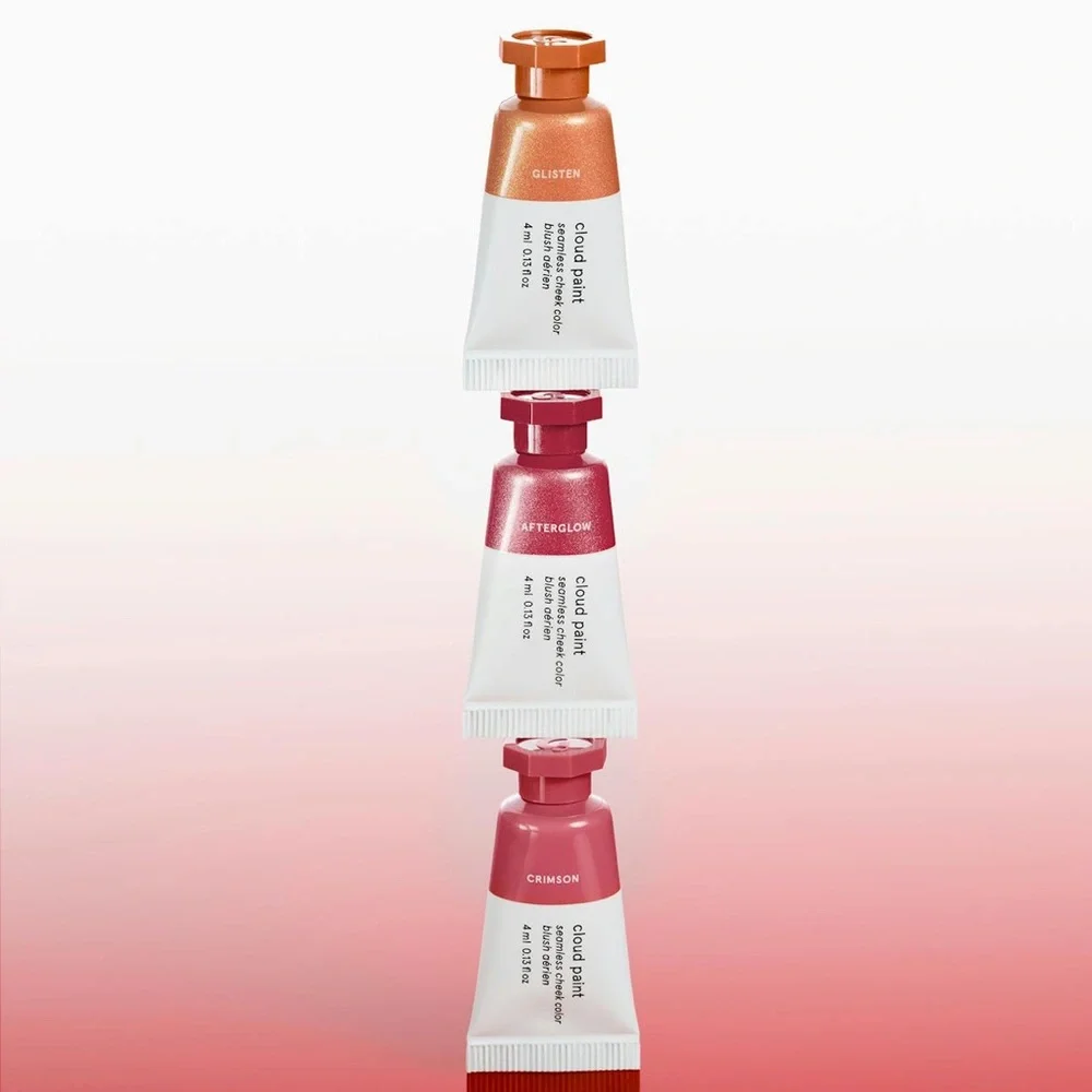 Glossier Mini Cloud Paint Trio in Shimmer Terracotta and Mauve NIB
